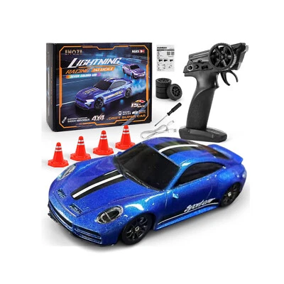 Gyro 2.4G Mini High Speed RC Drift Car 1/43 Racing Vehicles 4WD RTR Mini Toys qL - Image 1 of 4
