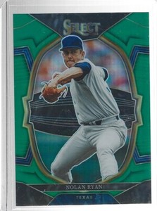 2023 Select Nolan Ryan Card No. 1 Green Parallel Numbered 2/5