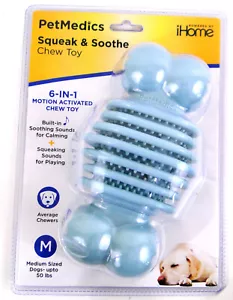 PetMedics 6 in 1 Durable Dog Chew Toy Average Chewers Fun Motion Activated Sound - Picture 1 of 2