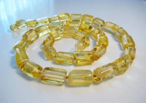 Elegant Genuine Lemon Beautiful Baltic Amber Necklace 23-25 grams !!! - Picture 1 of 3