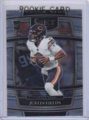 JUSTIN FIELDS ROOKIE CARD 2021 Select Football Bears PITTSBURGH STEELERS RC - Image 1 of 2