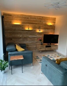 Legno Pallet Recuperato - Tavole Rustiche per Rivestimento Rustico - Pacchetto 2MQ - Foto 1 di 10