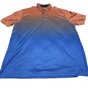 Greg Norman Play Dry Golf Poloshirt Herren XXL 2XL Mehrfarbig Ombre Performance - Bild 1 von 10