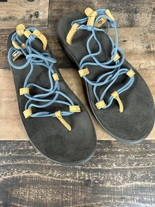 Teva Voya Infinity Damen-Sandalen riemenblau minimalistisch sportlich Slingback Gr. 10 - Bild 1 von 5