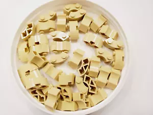 40x Lego Tan Brick Round Corner 2x2 Macaroni Stud Notch Reinforced Under (85080) - Picture 1 of 1