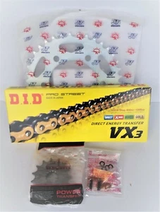 Para Honda VF 750 F Interceptor V45 - Juego de cadenas DID chain kit VX3 530 G&B dorado - Imagen 1 de 1