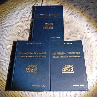 PIERAMEDEO BALDRATI SAN MARCO...SAN MARCO STORIA DI UNA DIVISIONE  3 VOLUMI - Immagine 1 di 4