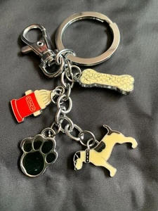JACK RUSSELL/ TERRIER KEY RING / BAG CHARM KEY RING NEW REALLY CUTE - Picture 1 of 1
