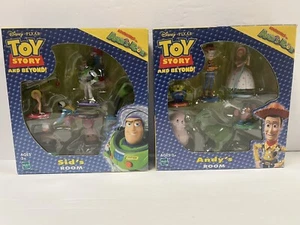 VTG Disney Pixar Toy Story and Beyond! Andy’s Room & Sid's Room Figure Sets NEW - Picture 1 of 21
