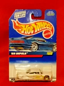 1998 Hot Wheels '59 Impala Low Rider Card Collector #1000 - Picture 1 of 3