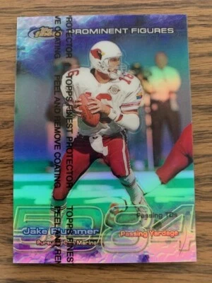 1999 Jake Plummer Topps Finest Prominent Figures Refractor 0674/5084 - Image 1 of 2