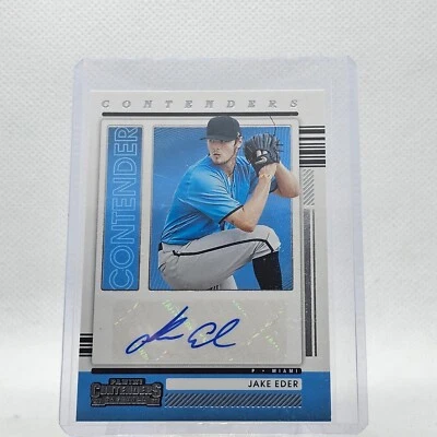 2021 Panini Contenders Baseball Jake Eder Contenders Auto - Image 1 of 2