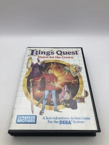 Kings Quest Sega Master System Rare W/Manual 8 Bit Retro 1989 #1019 - Picture 1 of 14