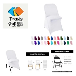 Spandex Chair Cover,25PCS,Chair Covers,Living Room Folding Chair Covers,Remov... - Picture 1 of 8