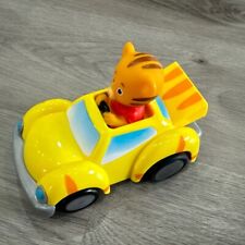 Daniel Tiger's Neighborhood Pull Back And Go Toy Vehicle Car Yellow