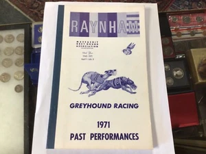 Raynham Dog Track Greyhound Racing 1971 Past Performances - Picture 1 of 7