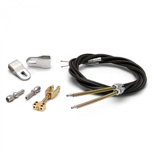 Emergency Hand Brake Cable Kit with Hardware and Ford Clevis for hot street rod - Picture 1 of 3