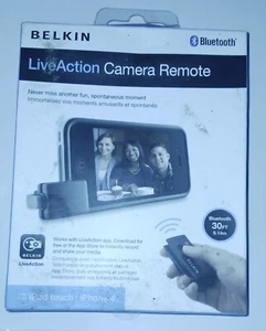 Belkin LiveAction Camera Remote for iPod Touch & iPhone 4/4S New Open Box - Picture 1 of 3