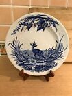 Antique B H & Co Ironstone Plate - Stag
