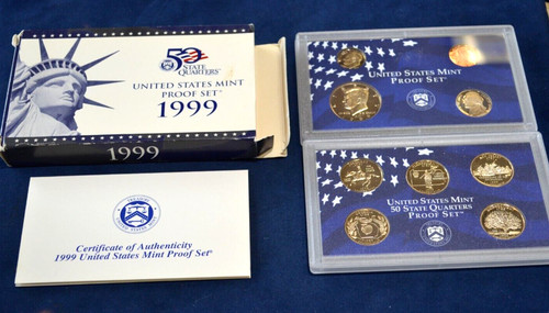 1999 Us Proof Set in Ogp