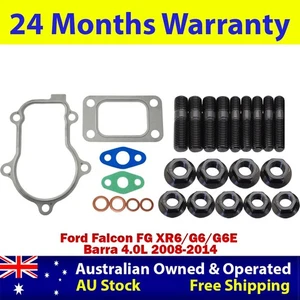 Turbo Charger Studs&Gaskets For Ford Falcon FG XR6/G6/G6E Barra 4.0L 2008-2014 - Picture 1 of 4