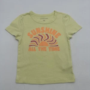 American Eagle T-shirt Youth Girls S Yellow Graphic Print…#26135 - Picture 1 of 8