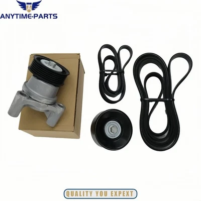 For Chevrolet Express 2500 3500 4500 4Pcs Serpentine Belt Tensioner Pulley Kit Foto 1 de 4