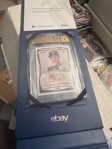 MATT OLSON 2010 TOPPS USA BASEBALL NATIONAL TEAM RED INK AUTO #05/99 BGS 9.5 GEM - Picture 1 of 5