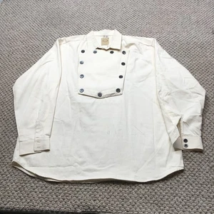 Wah Maker Bib Shirt XL Made in USA True West Outfitters manica lunga Arizona vintage - Foto 1 di 10