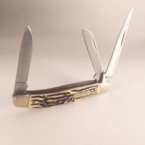 Schrade Uncle Henry 897UH Premium Stockman 70s-80s USA Made Carbon Steel - Picture 1 of 7