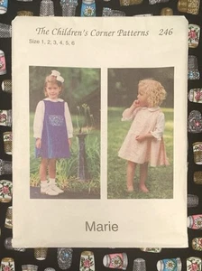 *OOP/HTF* The Children's Corner patterns 246 “Marie” sizes 1-6 PC/C - Picture 1 of 6