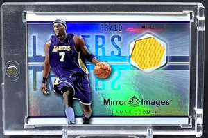 ( /10 ) Lamar Odom 2005-06 Upper Deck Reflections Mirror Images GU Jersey Lakers - Picture 1 of 3