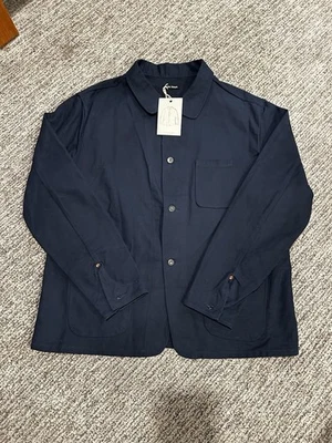 Chaqueta Evan Kinori Tres Bolsillos Azul Marino Pato Lona Talla XL NUEVA CON ETIQUETAS Rara Hecha en EE. UU. Foto 1 de 4
