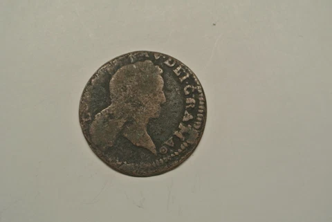 LOUIS XV  1/2 SOL  BUSTE ENFANTIN  1721      poids 4 gr02   HISTORIQUE Cover