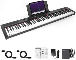 Piano Keyboard 88 Key Full Size Semi Weighted Electronic Digital Piano Wi