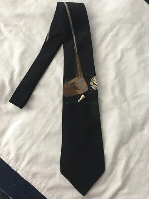 Corbata Vicky Davis - The Drive Golf Club Tee Ball Vintage Novedad Foto 1 de 4