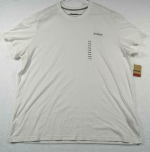 Reebok White Men's T-Shirt Reebok Logo Size XXL New With Tags - Picture 1 of 6