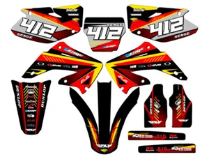 2004-2012 CR 250 R SURGE Red Senge Kit Gráfico Compatible con Honda - Imagen 1 de 10