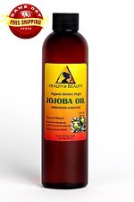 JOJOBA GOLDEN OIL ORGANIC by H&B Oils Center UNREFINED COLD PRESSED PURE 8 OZ