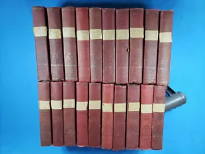 Encyclopedia Funk & Wagnalls 1931 New Standard 20 out of a 25 Volumes Set Red - Picture 1 of 9