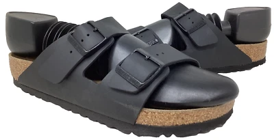 Sandalias Birkenstock Arizona para hombre con doble hebilla deslizables negras talla:8 170H Foto 1 de 4