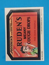 1980 Topps Wacky Packages Sticker #252 Rudens Coughdrops-Mint