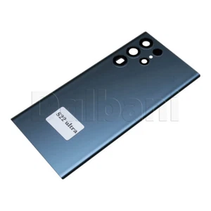 Back Glass Rear Housing Battery Cover For Samsung Galaxy S22 Ultra SM-G998 Gray - Picture 1 of 3