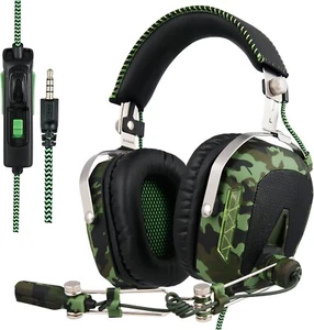 SADES USB-Audio-Over-Ear-Gaming-Kopfhörer mit Surround-Sound,Mikr - Bild 1 von 4