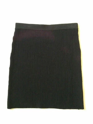 VIVIENNE BRONCEADO PETITE PUNTO ACANALADO falda lápiz MUJER TALLA PS - 28 X 18" NEGRO *H Foto 1 de 4