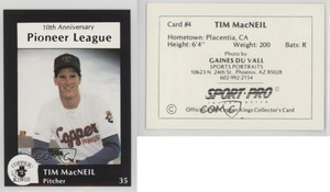 1988 Sport Pro Butte Copper Kings Tim Macneil #4