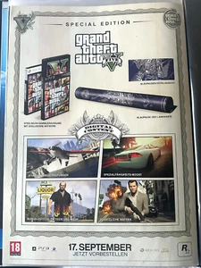 Grand Theft Auto V GTA 5 RARE PS3 XBOX 360 42cm x 59cm Promotional Poster #6 - Picture 1 of 1