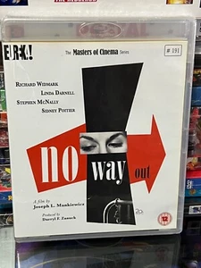 No Way Out BLU-RAY/DVD) Richard Widmark, Eureka, BOOKLET! ZONE B! BRAND NEW! - Picture 1 of 5