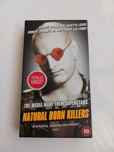 Natural Born Killers VHS 1994 Totally Uncut UK Cardboard Case Edition 18 Cert - Bild 1 von 8
