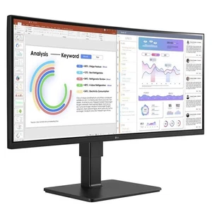 LG 34BQ77QC-B 86,4 cm (34") Panneau AH-IPS incurvé ultra large, 21:9, 3440x1440 - Photo 1/6